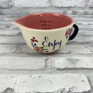 Paris Floral All In One Measuring Cup Enjoy Pink